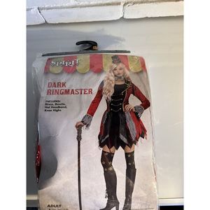 SPIRIT Dark Ringmaster Circus Halloween Costume adult small